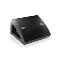 2-WAY STAGE MONITOR, 2 X 8" RCF NEO WOOFERS, 1 X 1" NEO HF-DRIVER, ASYMMETRICAL CD-HORN, 750W/RMS